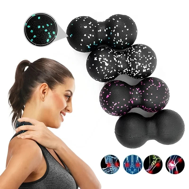 Yoga Peanut Balls Body Massage Fascia Ball Suit Foam Block High Density Muscle Relaxation Lacrosse Exercise Fitness Relieve Pain
