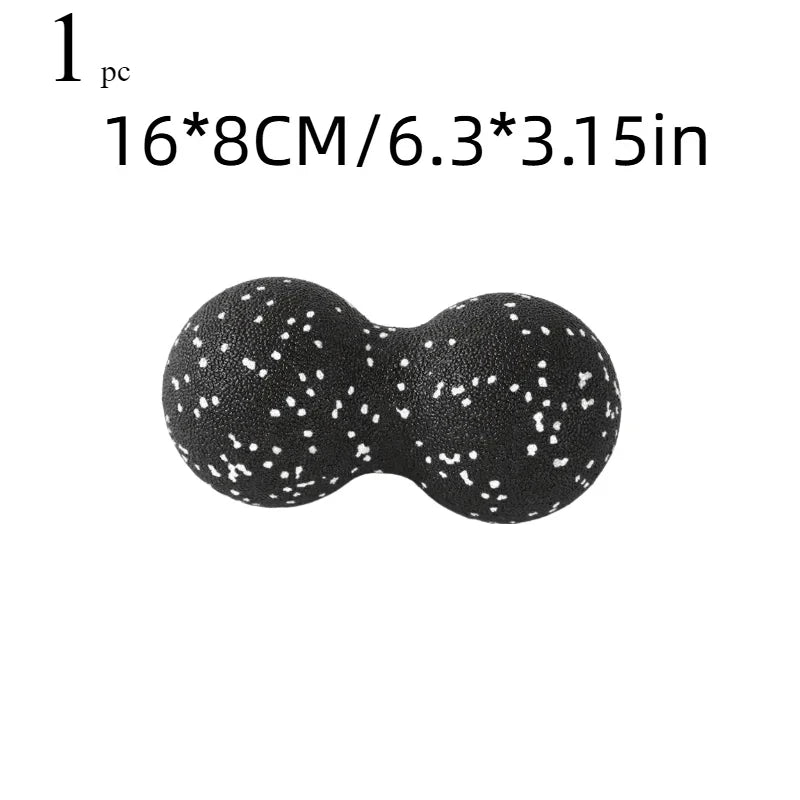 Yoga Peanut Balls Body Massage Fascia Ball Suit Foam Block High Density Muscle Relaxation Lacrosse Exercise Fitness Relieve Pain