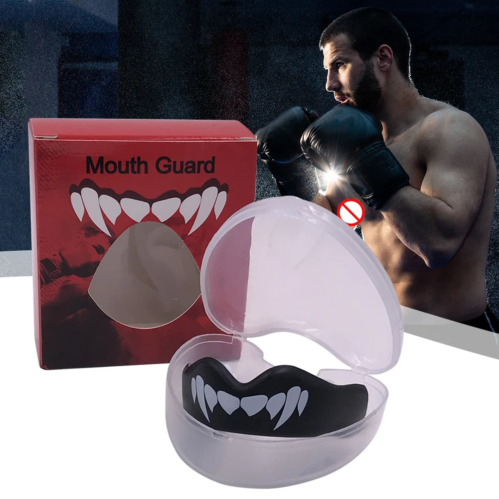 Professional Boxing Sports Mouthguard Boxing Mma Muay Thai Training Tooth Protection EVA Fighting Tooth Guard for Adult Children