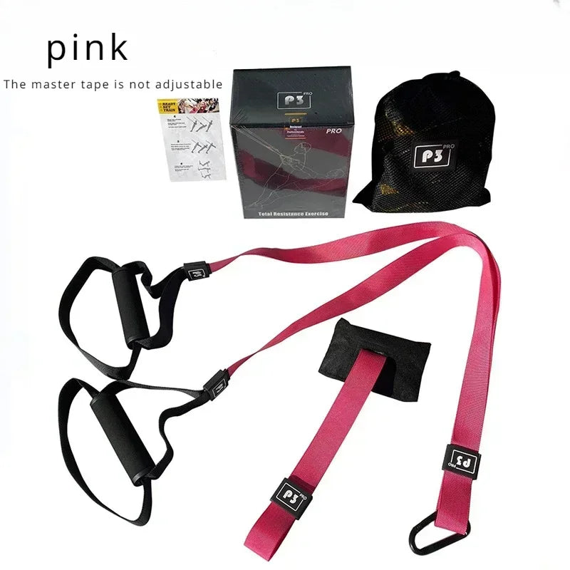 Professional Suspension Trainer Adjustable Yoga Strap for Home Gym Workouts Strength Training Fitness Equipment