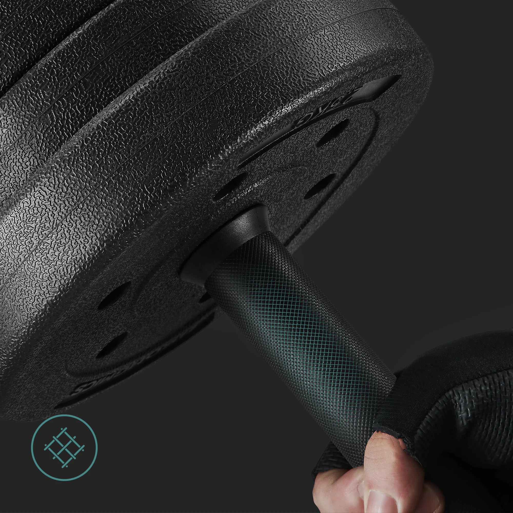 SONGMICS 2 x 15 kg Adjustable Dumbbells for Men and Women's Home Gym Workouts, Ideal for Weight Training, Fitness, in Black