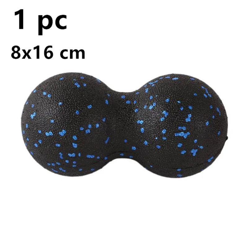 Yoga Peanut Balls Body Massage Fascia Ball Suit Foam Block High Density Muscle Relaxation Lacrosse Exercise Fitness Relieve Pain