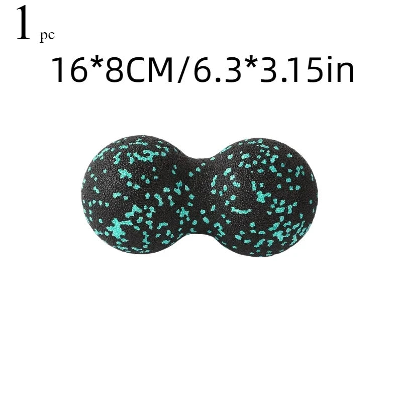 Yoga Peanut Balls Body Massage Fascia Ball Suit Foam Block High Density Muscle Relaxation Lacrosse Exercise Fitness Relieve Pain