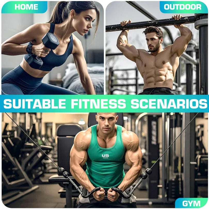 2PCS Hand Grip Strength Trainer Gym Pull Grip Cross Training Palm Grip Handle Finger Trainer Dropshipping Gymnastics Fitness