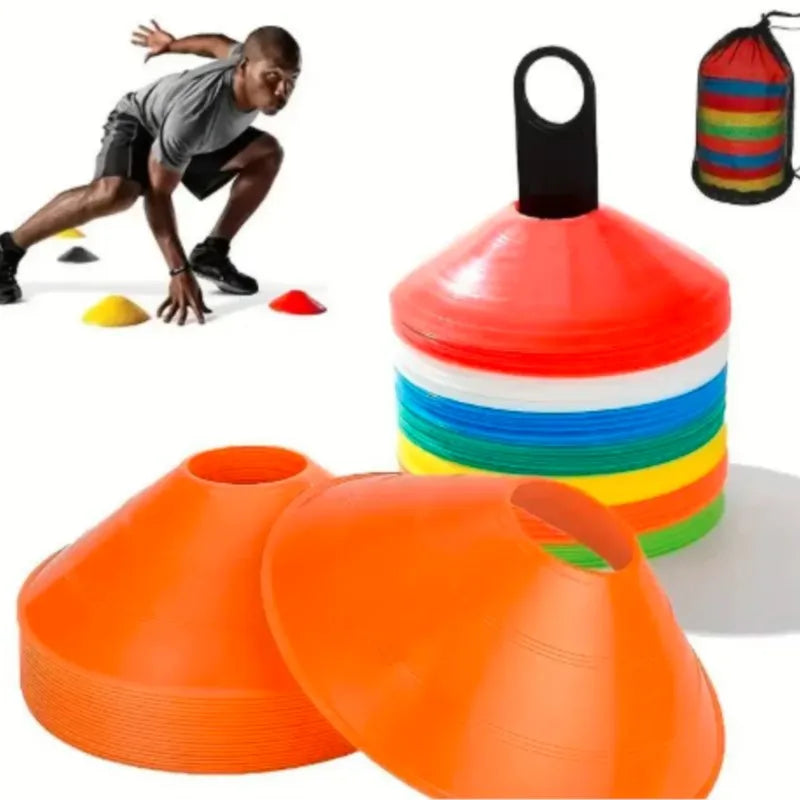 Soccer Cones Set Football Training Equipment for Kid Pro Disc Cones Agility Exercise Obstacles Avoiding Sports Accessories